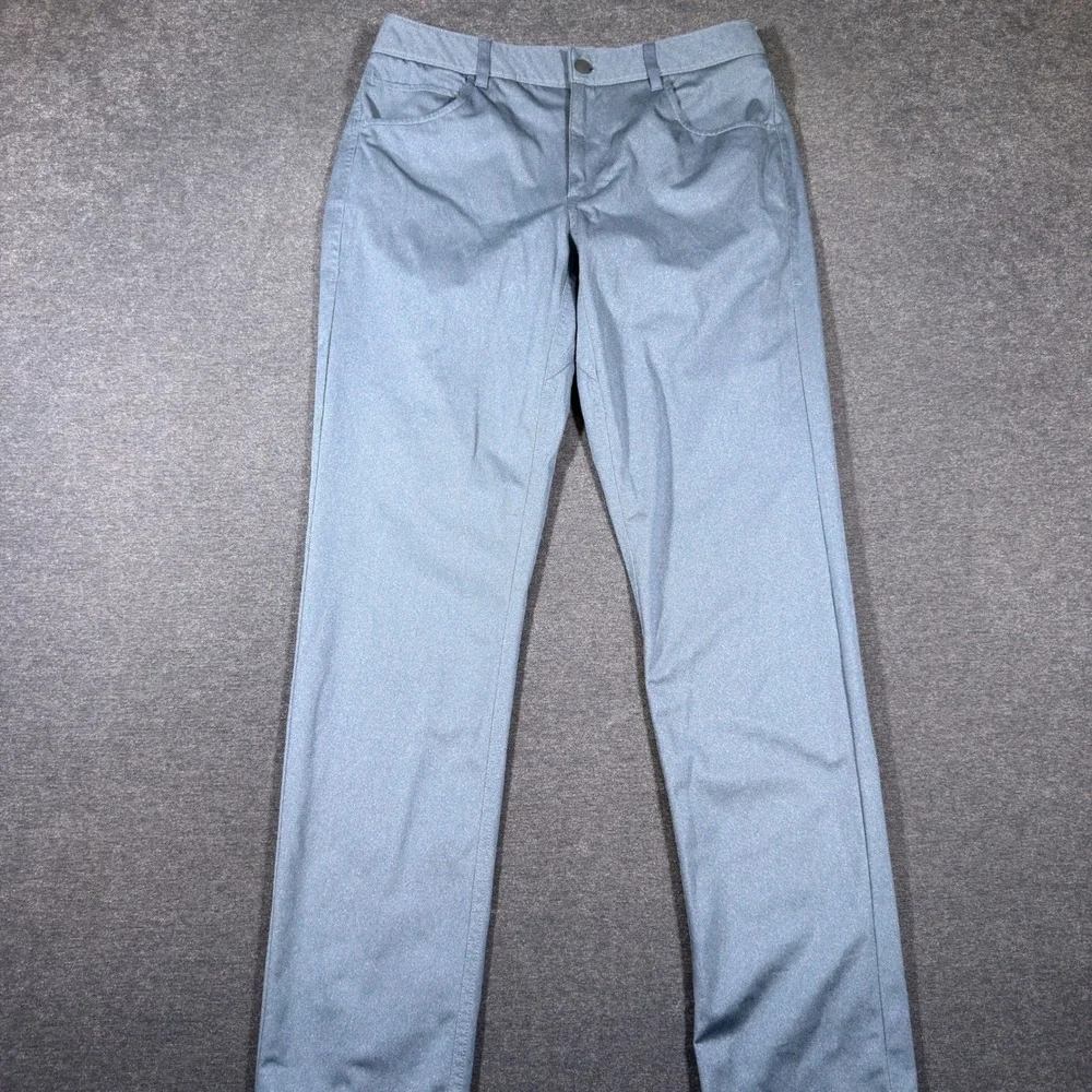 johnnie-O Prep-Formance Pants Mens 32x32 Blue Golf Performance Stretch Trousers